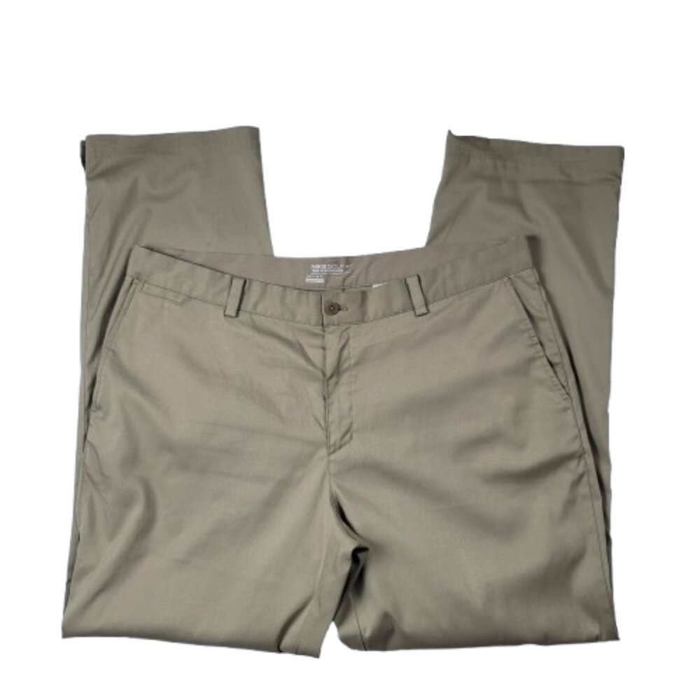 Nike Golf Dri-Fit Tour Performance Pants Mens 38x32 Khaki Straight Leg - Picture 16 of 16